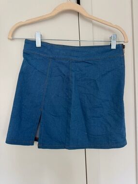 VICI Blue Denim Mini Skirt